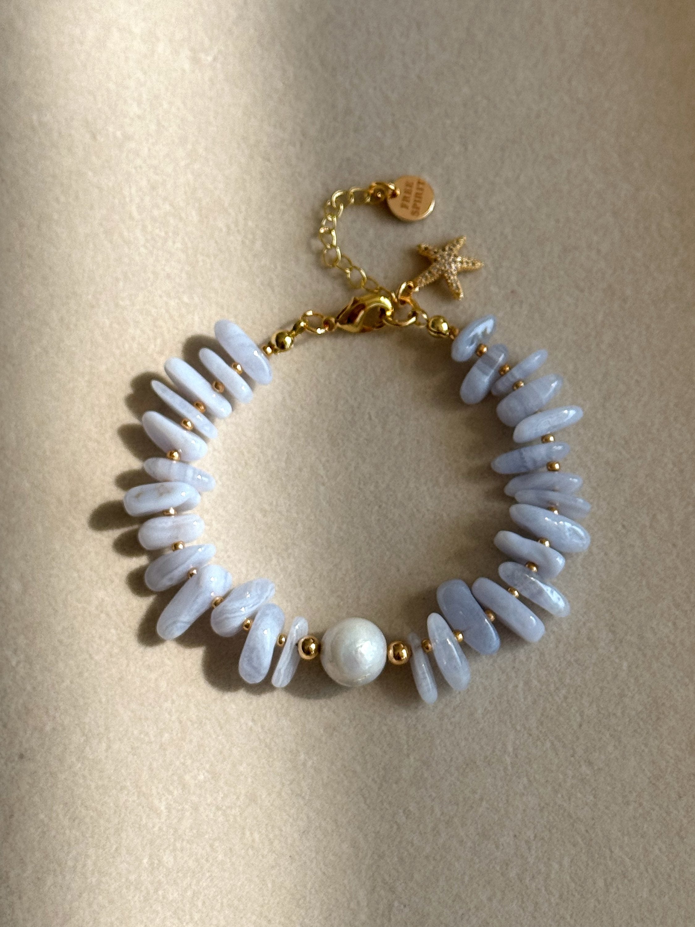 Stone of Tranquility - blue lace agate image 0